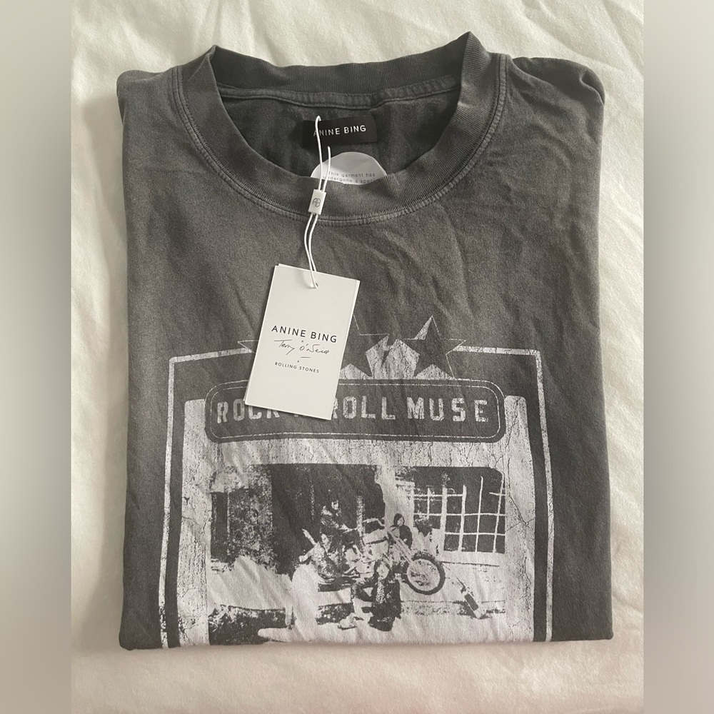 ANINE BING ROLLING STONE TEE